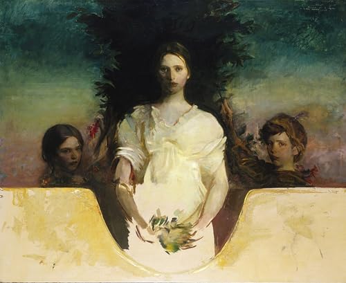 Lienzo cuadro pintura murales decor Mis hijos Abbott Handerson Thayer decoración hogar 60x90