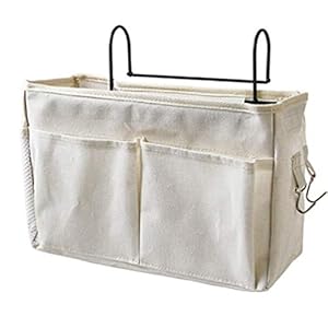DOITOOL Nachtkastje Hangende Opslag Mand Diversen Organizer Caddy Tablet Tijdschriftenhouder Boek Opbergzakje Bedzakken…