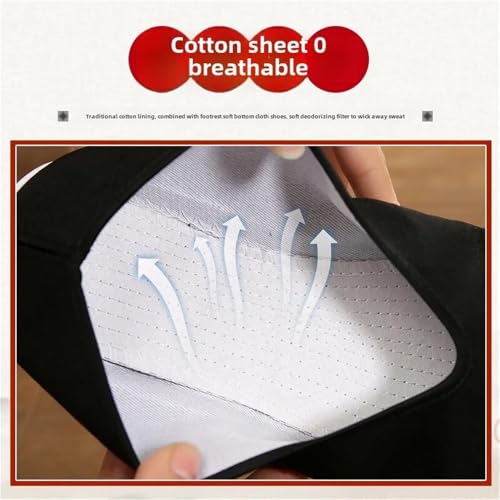 Beijing Cloth Shoes for Men Lightweight Anti-Slip Soft Bottom Breathable Slip-On Casual Shoes4