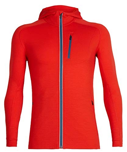 icebreaker Quantum Men's Long Sleeve Zip Up Hood