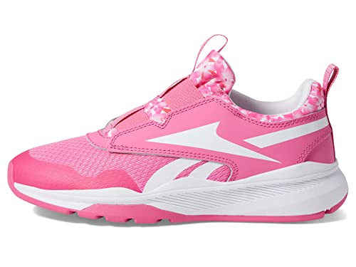 Reebok Tênis de corrida unissex infantil Xt Sprinter, Verdadeiro rosa/branco/rosa brilhante, 2 Littl