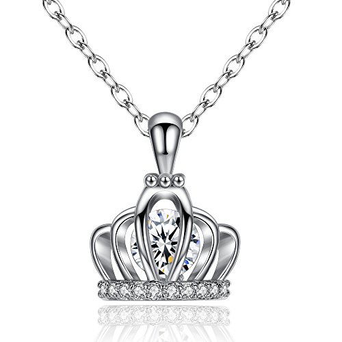 Collier Pendentif Or Blanc LLXYWJ avec Chaîne O-Ring : Le Cadeau Symbolique Prêt à Offrir