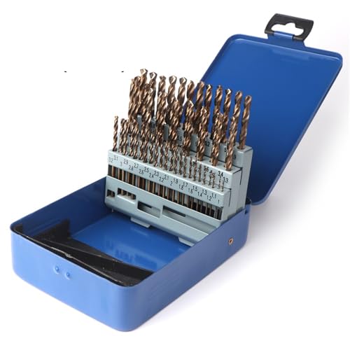 Forets métaux cobalt M35 acier inox mèches hélicoïdales 1-6mm pour perceuse