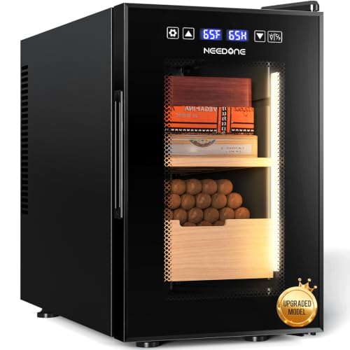NEEDONE 16L Pro 1S Cigar Humidor, Smart Humidity & Temp Quiet Control