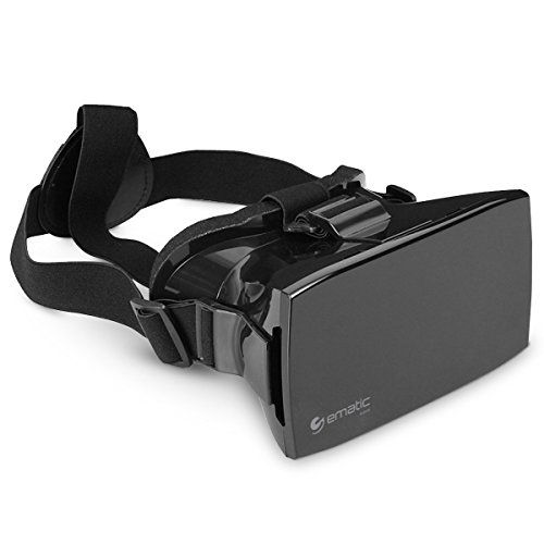 Ematic EVR410 Universal VR Mobile Headset for Smartphones,Black