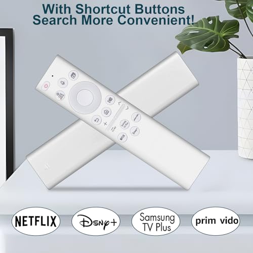Image of for Samsung-Smart-TV-Remote, Compatible with Samsung Frame Crystal QLED OLED UHD 4K 8K Smart TVs, Replacement for BN59-01391A Without Rechargeable Solar Cell