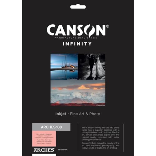 Papier d'art Arches 88 Canson Infinity mat 310g pour portfolio et tirages photo