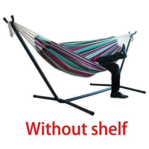 Forart Hamacas Confort Durabilidad Silla de Hamaca a Rayas Silla de Hamaca Grande Cama de Hamaca para Uso en Patio, Porche, Exterior e Interior (sin Soporte)