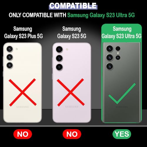 Image of Back Cover for Samsung Galaxy S23 Ultra 5G | Full Camera Protection | Premium Liquid Silicon Case | Flexible Bumper Case for Samsung Galaxy S23 Ultra 5G (Dark Purple)