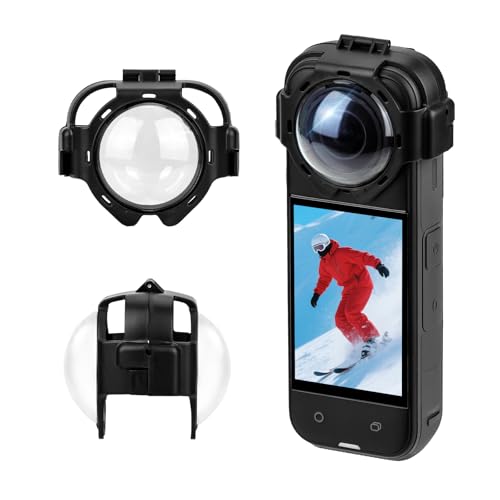 Protector de lente X5 para Insta360 X5, cubierta protectora de vidrio templado resistente al agua y a los arañazos para Insta360 X5