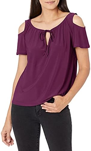 cold shoulder peasant top