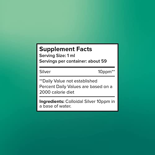 Liquidhealth 2 Fl Oz -2 Pack Colloidal Silver Drop Shot Liquid 10Ppm Supplement Droppers Relief For Skin, Wounds, Itching, Scratches, Eyes And Ears #TOP5