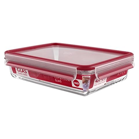 Recipiente Hermético Emsa Clip & Close de Cristal de Borosilicato 2L Cover