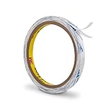 Double Sided Tape 9448A 0.31''x 20 Ft 1 Pack, Made of 3M, Double Coated Tissue Tape for Craft DIY Tape Nameplate Plastic Film Bonding Splicing Handmade