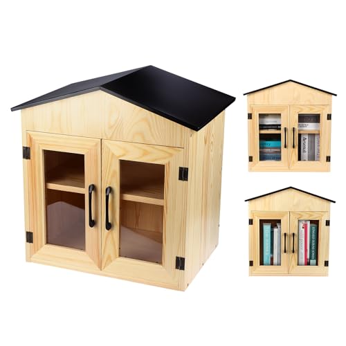 Caja de libros de biblioteca al aire libre pequeña para comunidades y escuelas