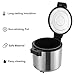 Commercial Rice Cooker 23L/6Gal Commercial Stainless Steel Electric Rice Warmer 100 Cup Commercial Food Warmer with One-Touch Operation Industrial 100 Cup Rice Cooker