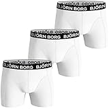 Lunghezza gamba media Björn Borg Uomini Essential Boxer Pack Confezione da 3 M