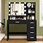 Black 5 Drawers
