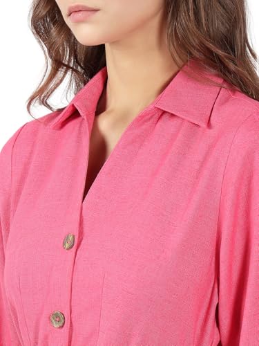 Image of VERO Moda Midi Shirt Dress for Women