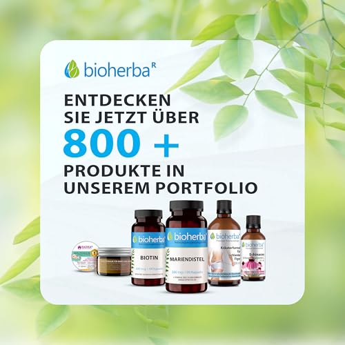 BIOHERBA Knoblauch Kapseln – 100 Stück mit 260 mg hochdosiertem Extrakt mit Vitamin B1 für den normalen Energiestoffwechsel PZN 19680003