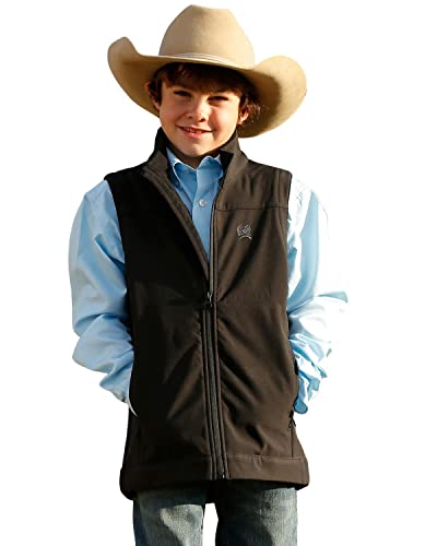 Cinch Boys' Solid Bonded Zip-Up Vest - MWV7520002 US