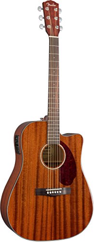Image of Fender Acoustic Guitar Cutaway Acoustic-Electric & Case CD-140SCE Mahogany, 6-String, Right-Handed 970213322