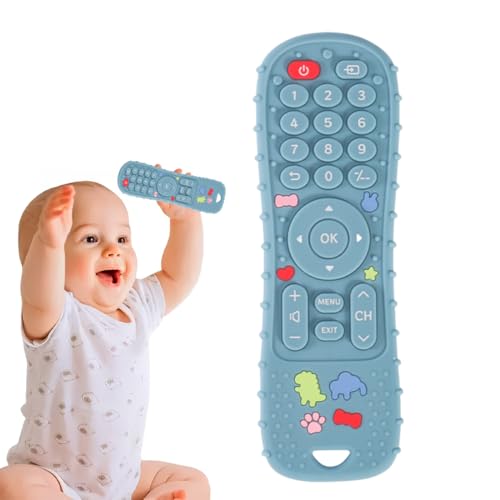 KEMUZU Mando Juguete Bebé de Silicona - Mordedor Sensorial para Dentición, Juguete Educativo con Texturas para Masaje de Encías, Regalo Ideal para Bebés 6+ Meses (1 Unidad)