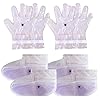 Paraffin Wax Gloves,The Paraffin Wax for Hand and Feet,Paraffin Hand & Foot Treatments and Booties Set for Intensive Hydration At Home Or Spa(Lavender) 2 Pair Hand & Foot Wax Gloves