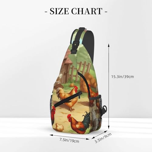 Mochila tipo sling negra para senderismo y viaje miniatura 2