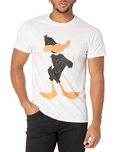 Looney Tunes Camiseta masculina, Branco, G