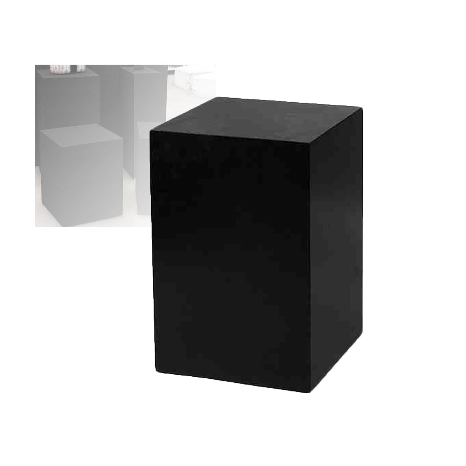 Display Stand Base Square Display Pedestal Stand,Party Event Decor Platform Base Stands,Portable Showing Plinth Pillar,Pillars for Wedding Birthday Party Art Decor Model Display Stand(Black,30x30x40cm 30x30x40cm Black