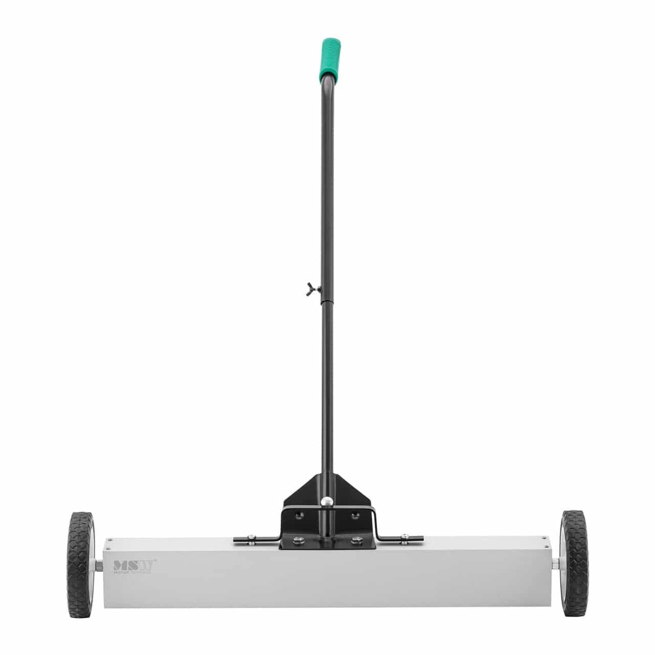 MSW Motor Technics Balai magnétique manche télescopique 73 - 100 cm 75 cm aimant en ferrite Blanc