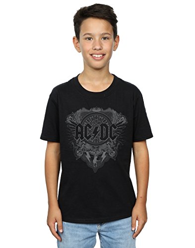 Image of AC/DC Boys Black Ice T-Shirt 9-11 Years Black