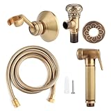 Le pulvérisateur de bidet à main est léger, de forme ergonomique et très confortable à tenir.