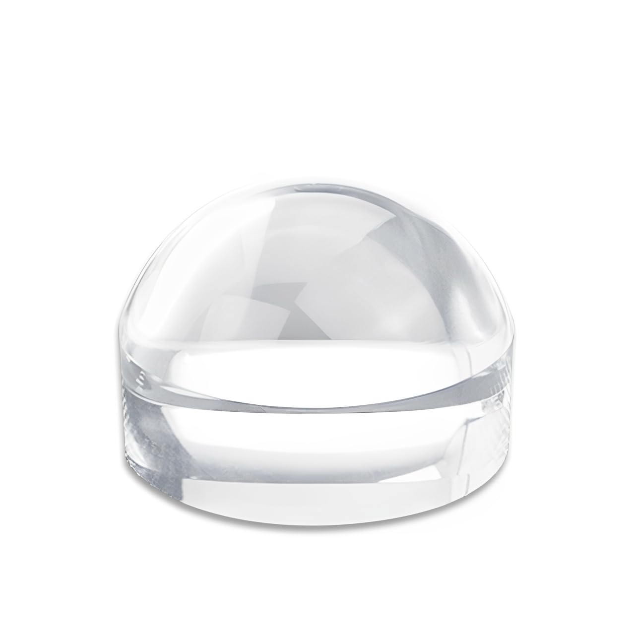 MAGDEPO 4X Dome Magnifier 3 Inch Reading Magnifying Glass Acrylic Paperweight for Hobbies