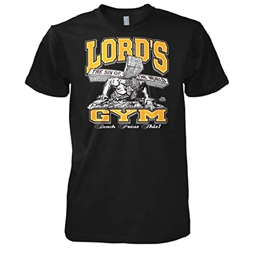 Lord's Gym Bench Press This His Pain Your Gain Christian T-Shirt Birthday for Christian Christian Gift Gift for Christian Christian Lover Shirt Christian T-Shirt