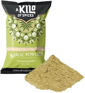 A Kilo of Spices | Garlic Powder 1 Kg, Garlic Ground Powder From Fresh Garlic Granules, Best for Making Garlic Paste, Indian Spices For Cooking, Garlic Powder For Cooking