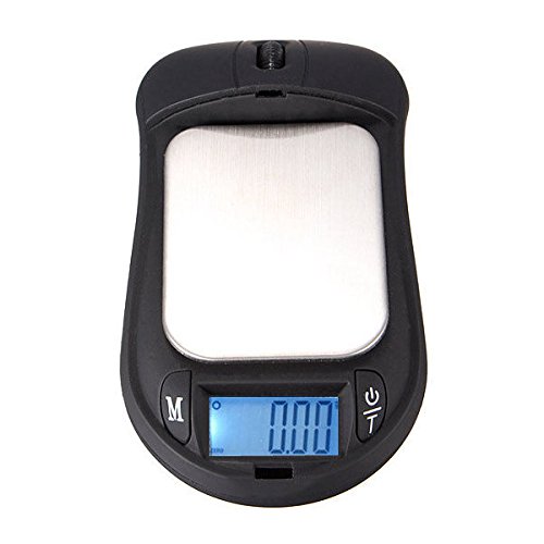  ROUHO 200 G x 0.01 G Mouse Elettronico Digitale Portatile Mini Bilancino Bilancia