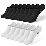 Honeysea No Show Socks Womens - Socks for Women Running Socks No Show Socks White Socks Non Slip Socks Ankle Socks Mens Womens Shoes Running Essentials for Women, Small, 7pairs（4black/3white）