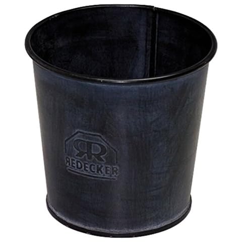 Redecker Zahnputzbecher Metall verzinkt grau oder Silber Zink Ø 10 cm Cover
