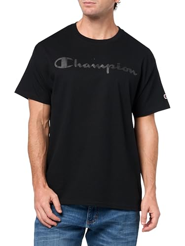 Champion Men's Classic Graphic T-Shirt, Script Logo,...