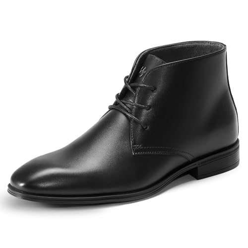 Image of Holy dove Men's Lightweight Dress Boots Leather Ankle Oxford Boot
