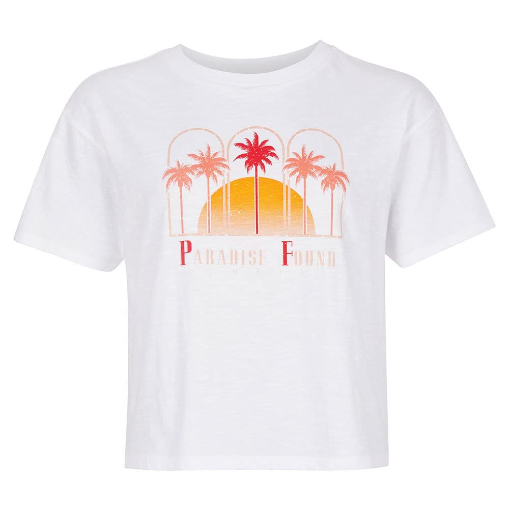 O'NEILL Tees Women's Shortsleeve Paradise T-Shirt (Pack of 4), 11010 Snow White, L/XL