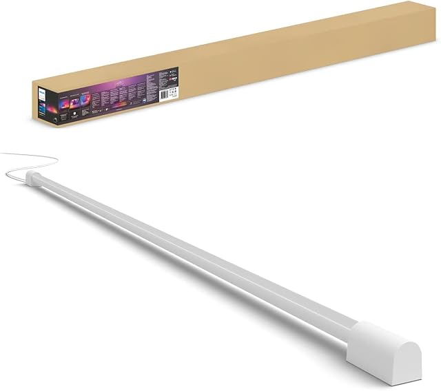 Philips Hue NEW Gradient Tube [Large - White] Smart Light for Syncing with Entertainment and Media, With Bluetooth. Works with Alexa, Google Assistant and Apple Homekit