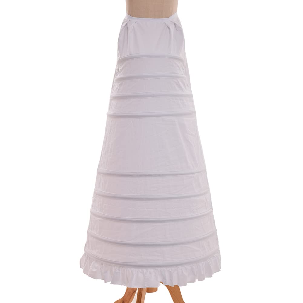COSDREAMER Victorian Crinoline Petticoat Cosplay Dress Bustle (white, one size) — image 1