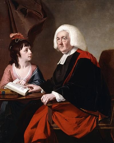 Toile Nordique Portrait Révérend Thomsd Wright of Derby Peinture Décoration Chambre 60x90cm