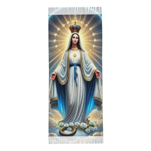 Virgen de Guadalupe Shawls and Wraps for Women Soft Warm Blanket Lightweight Scarfs Long Shawl for Evening Dresses2