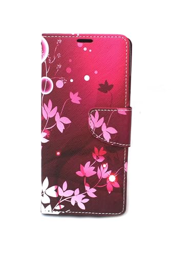 Image of Sharp Icon flip Cover for Oneplus 11R 5G Designer Fancy Printed Wallet flip case Cover - Red Flower