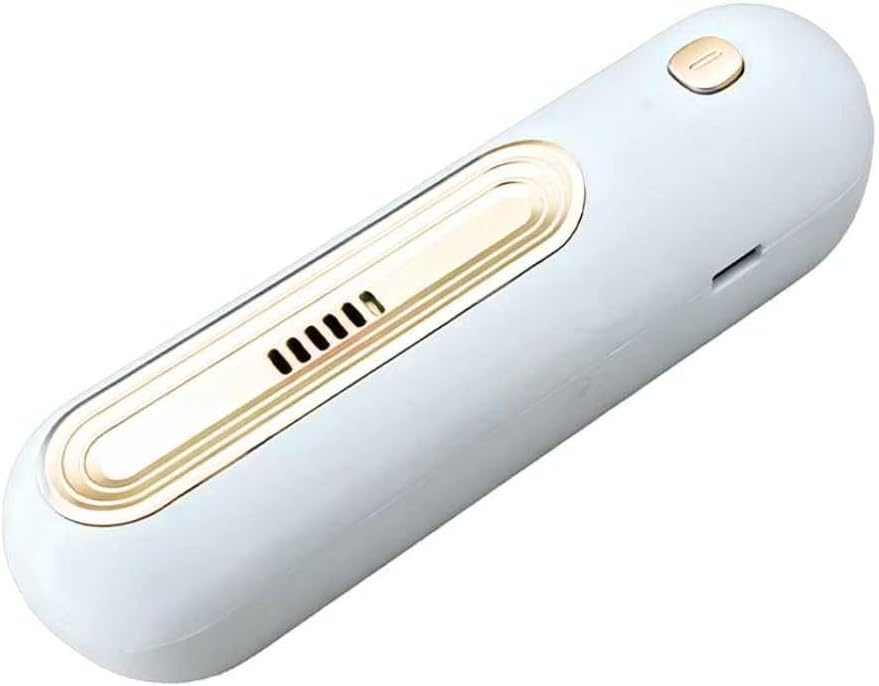 Refrigerator Purifier, Fridge Deodorizer Odor Reducer with Dual Mode, Rechargeable and Portable for Multi-Use in Fridges, Shoe Cabinets, and Wardrobes (Gold)