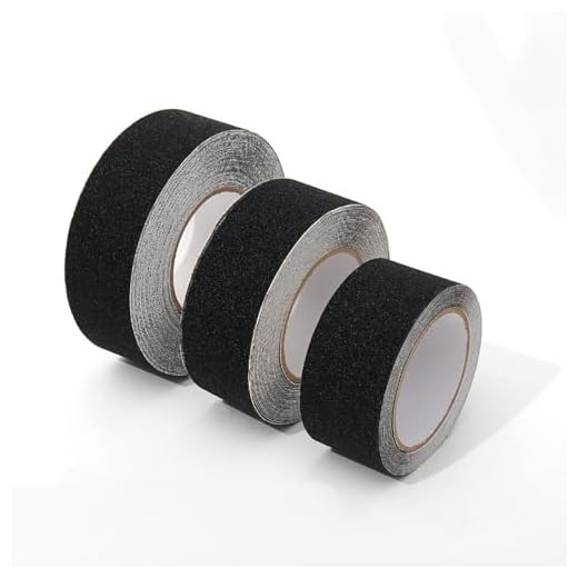 PRISMPICKS Anti-Slip Safety Tape – Heavy Duty, Durable, Water-Resistant, Peel & Stick Traction Grip Tape for Stairs, Walkways, Slippery Surfaces – Easy to Clean, Indoor & Outdoor Use (2, 50mm x 15mtr)